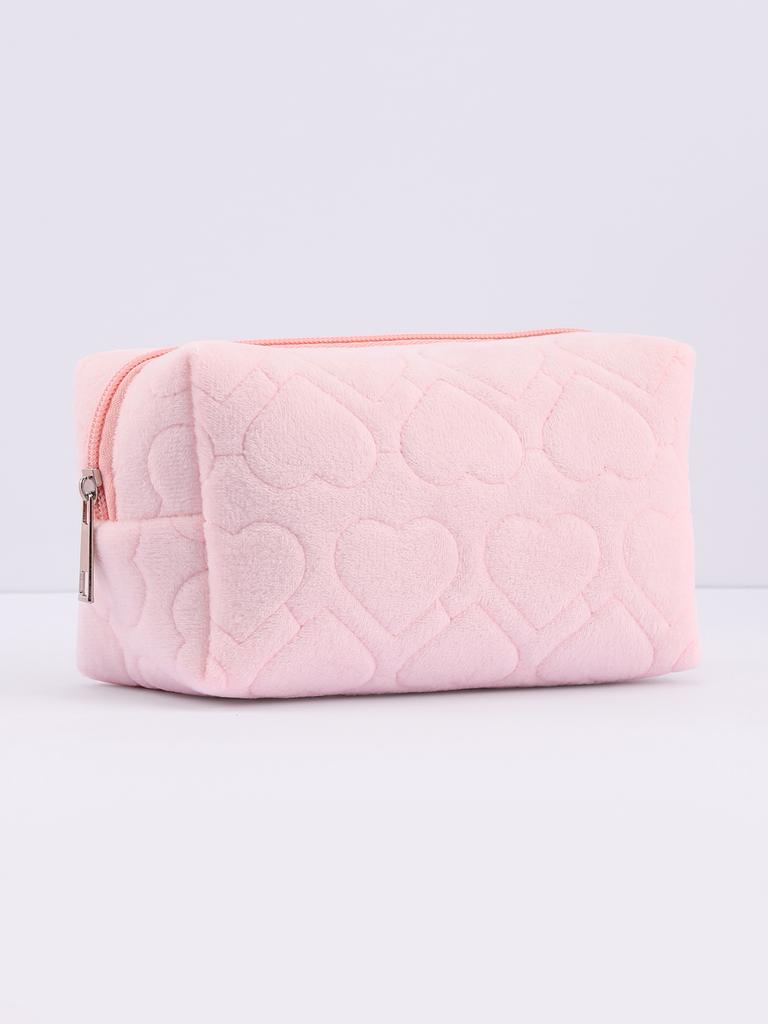 Love Solid Color Pencil Case Large Capacity Pen pouch Portable Storage Bag Trousse Pillow Pen BagPillow Stationery Pencil Case