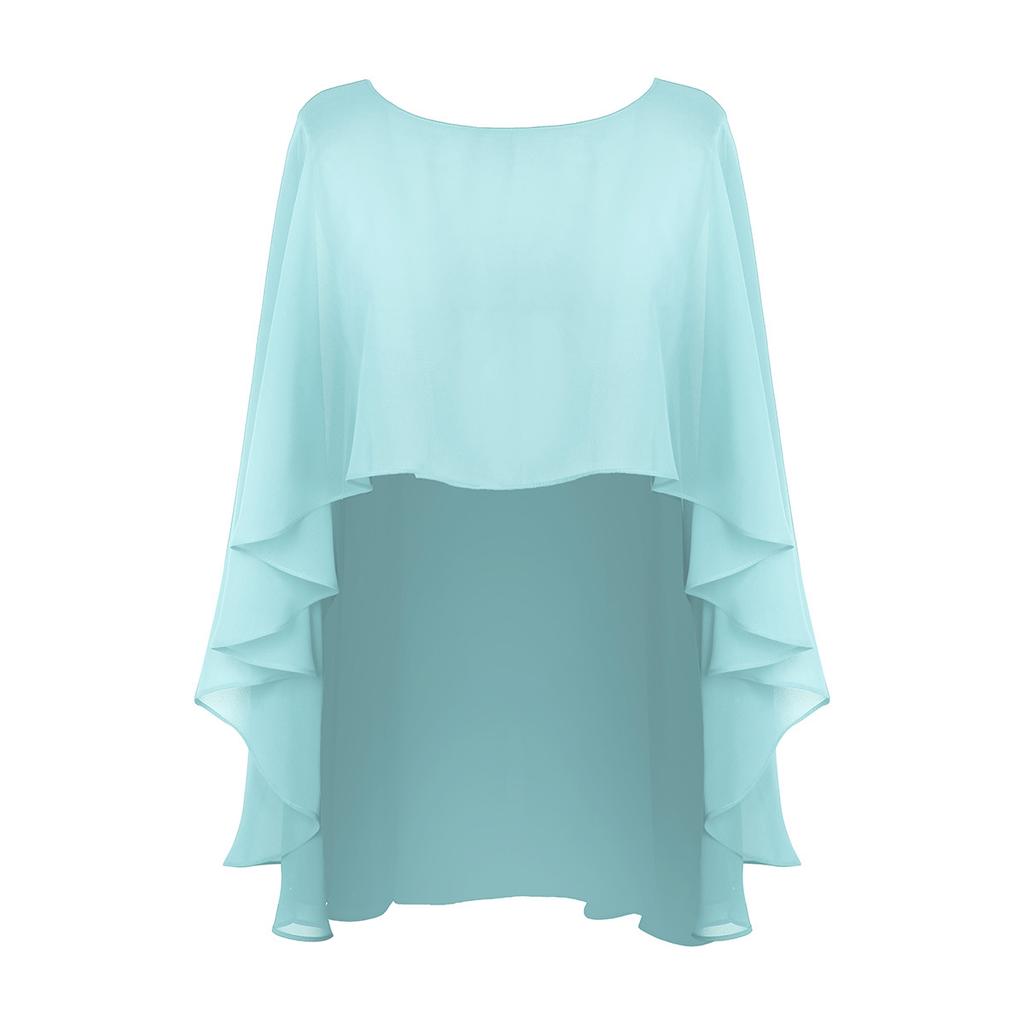 Weiches, leichtes Damen-Chiffon-Hochzeits-Umhang, langes Braut-Tuch und Umhänge