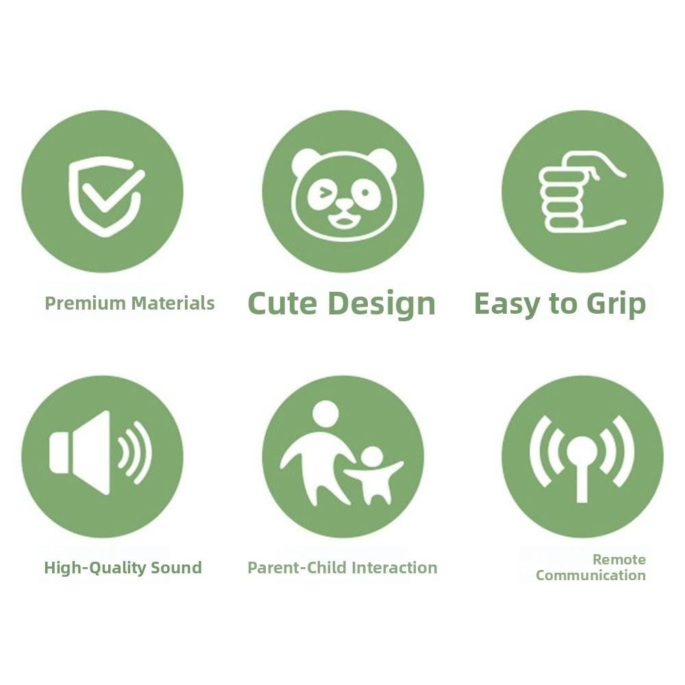 2Pcs Cartoon Portable Wireless Walkie-Talkies Transceiver Mini Handheld Walkie Talkie  Children