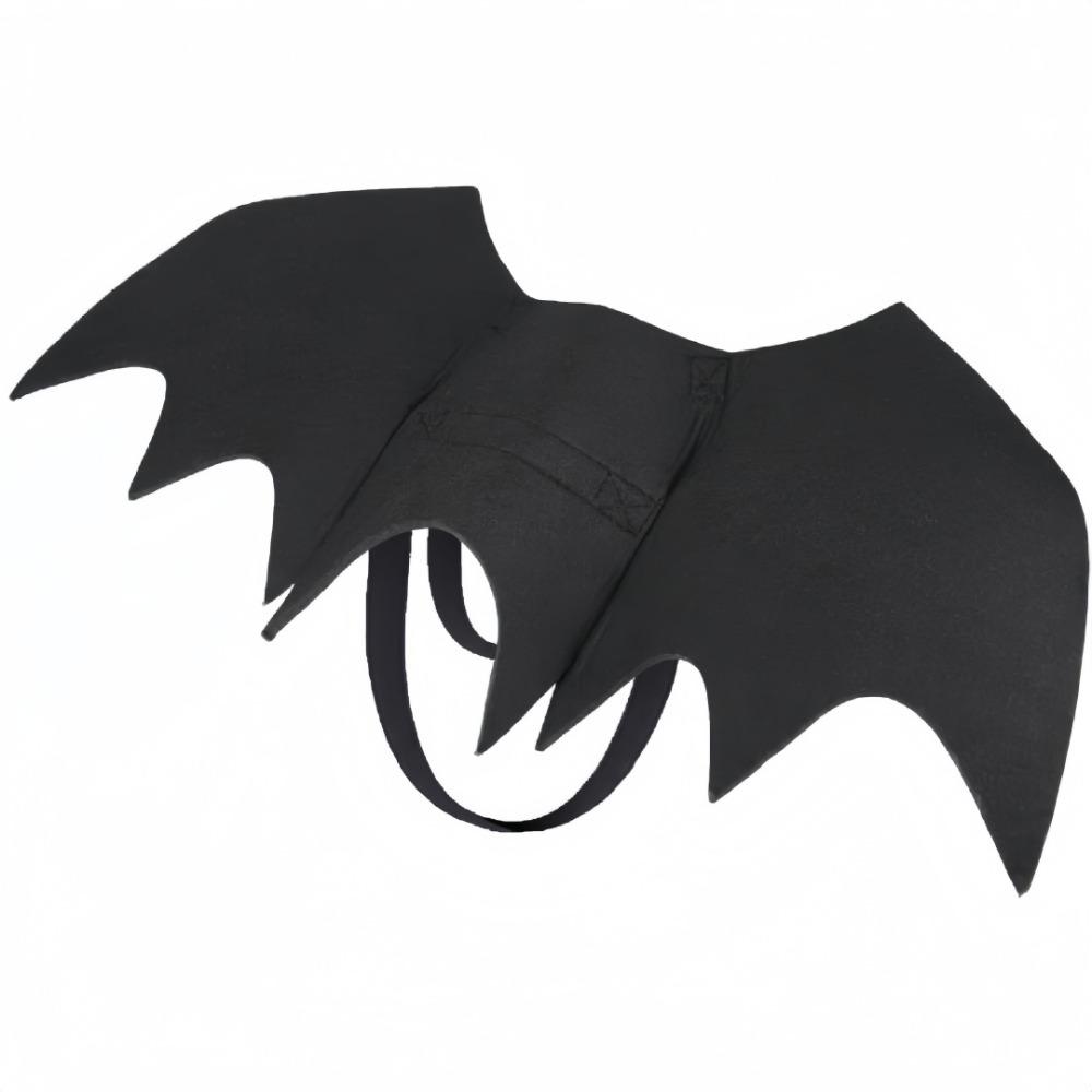 Pet Bat Wings Felt Straps Magic Tape Self-adhesive Clothing for Small Cat Dogs Transformation Parties Halloween Funny Costumes