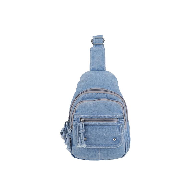 Denim Bag Women Chest Bag Crossbody Bag