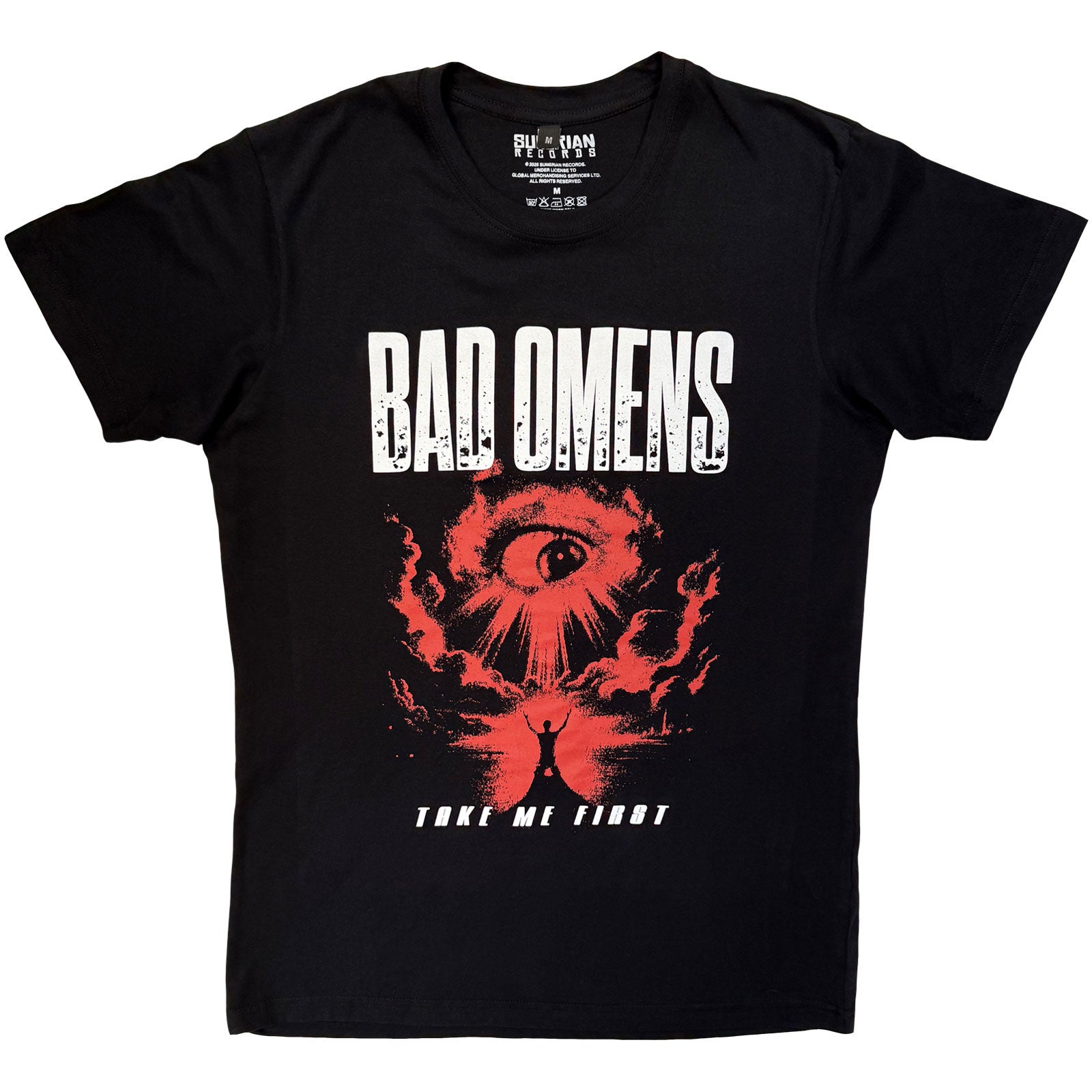 Bad OUnisexs Premium Carbon TShirt Red Eye Black OFFICIAL NEW XL