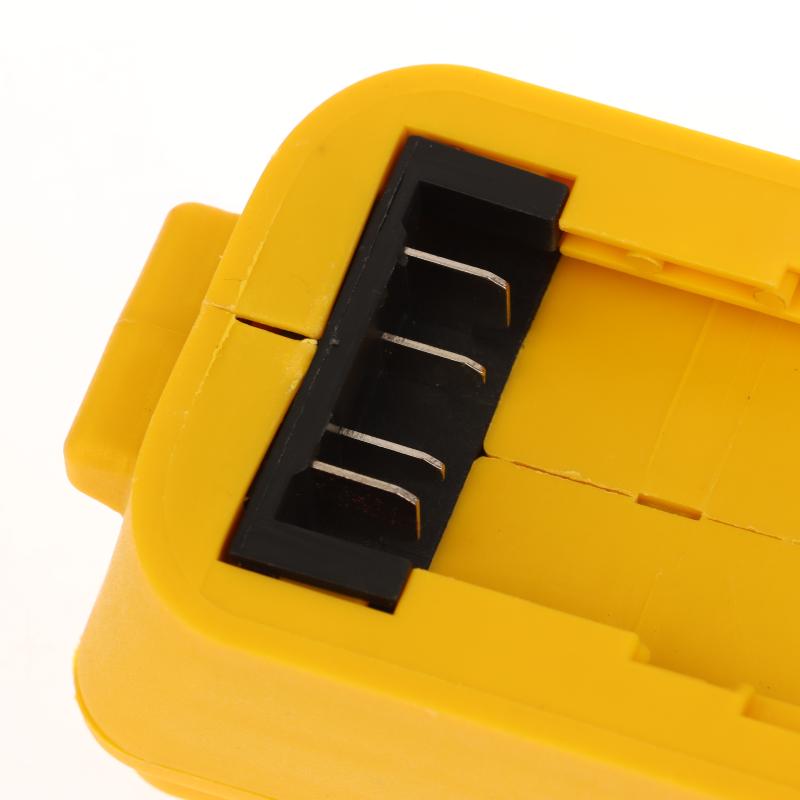 1 Piece Portable Usb+Type-C Output Battery Adapter With Led Light Power Bank Phone Charger For Dewalt 20V Li-Ion Battery