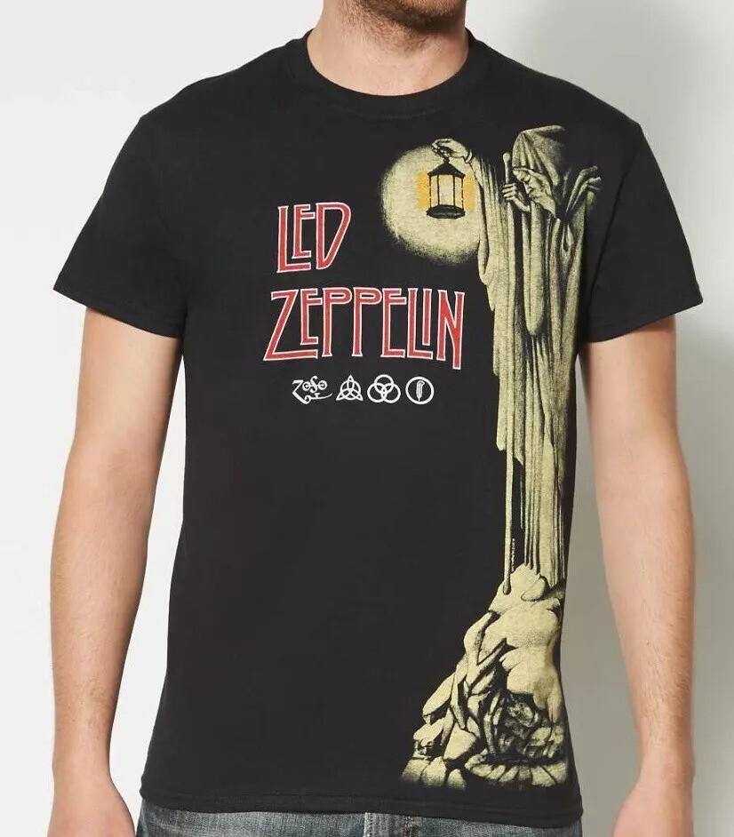 Футболка Led Zeppelin Hermit Все размеры Подарок для фанатов Унисекс Футболка L