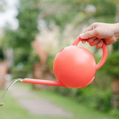 1.5L Practical Long Spout Watering Can Shockproof Water-saving Plastic Watering Bottle for Garden