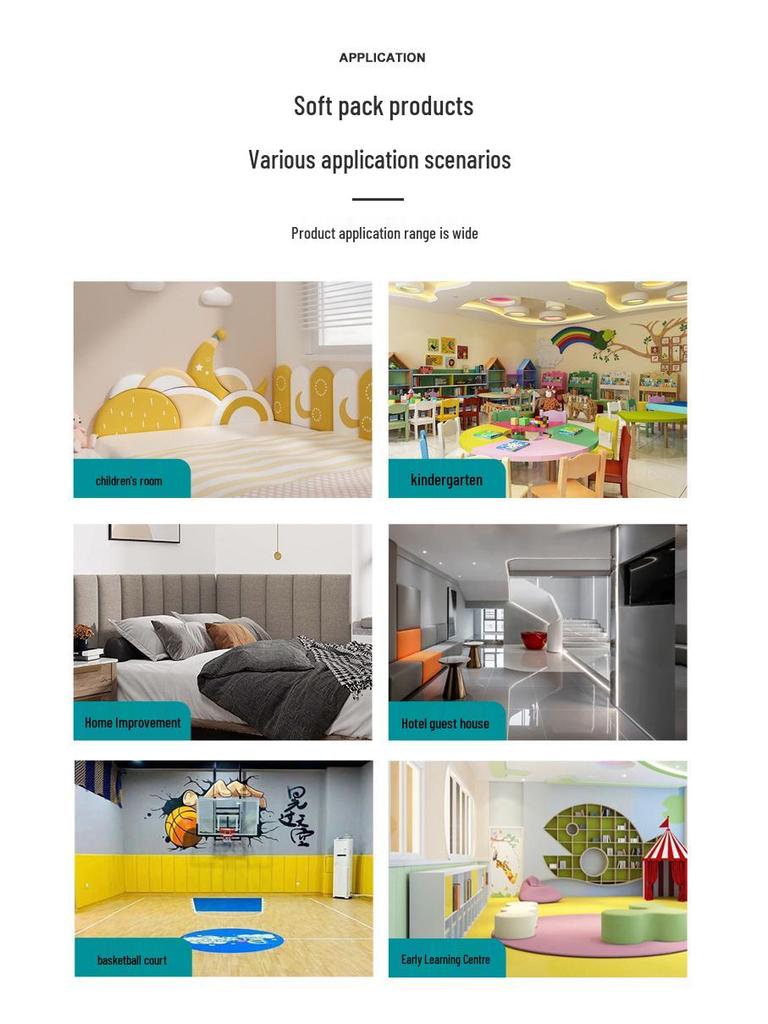 Guesthouse Tatami Headboard Cushion Wall Sticker