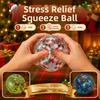 Transparent Christmas Snowflake Squeeze Toy Kneading Mini Glitter Squeeze Ball Gift