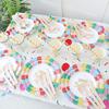 Kids' Party Disposable Tableware: Birthday Tablecloth, Cake Plates, and Dessert Table Decor