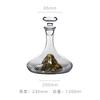 Waist Iceberg Fast Decanter Luxury Ice Blue Crystal Glass Decanter Set for Home Bar