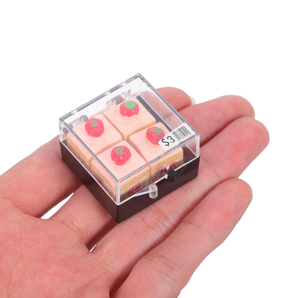 FRCOLOR Miniature Dollhouse Pretend Interior Photography Accessories Cakes, Cakes, 5-Piece Set, Sweets, Miniature, Play, Resin, Decor,