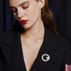 Trendy Pearl Butterfly Brooch for Women Men Fashion Rhinestone Insect Brooches Pins Jewelry Accessories Party Gifts