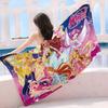 Girl-W-Winx Catoon Clubs Microfiber Beach Towel Absorbent Quick Dry Soft Yoga Swimming Resort Mountain Climbing Towel