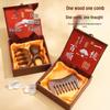 SEE KEAN Chinesischer Sandelholz Meridian-Massagekamm Geschenkset