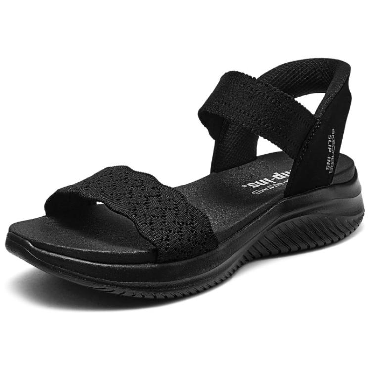 Skechers Cali Fashion Casual Soft Comfortable Slide Sandals Women Sandals Black 119976-BBK