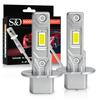 2 Peças 15000LM H1 H3 Lâmpadas LED para Farol Mini Canbus H1 Lâmpada LED 35W 16 Núcleos CSP para Farol de Carro Sem Ventoinha Luz DRL Luz de Nevoeiro Automotiva 12V 6500K Branco