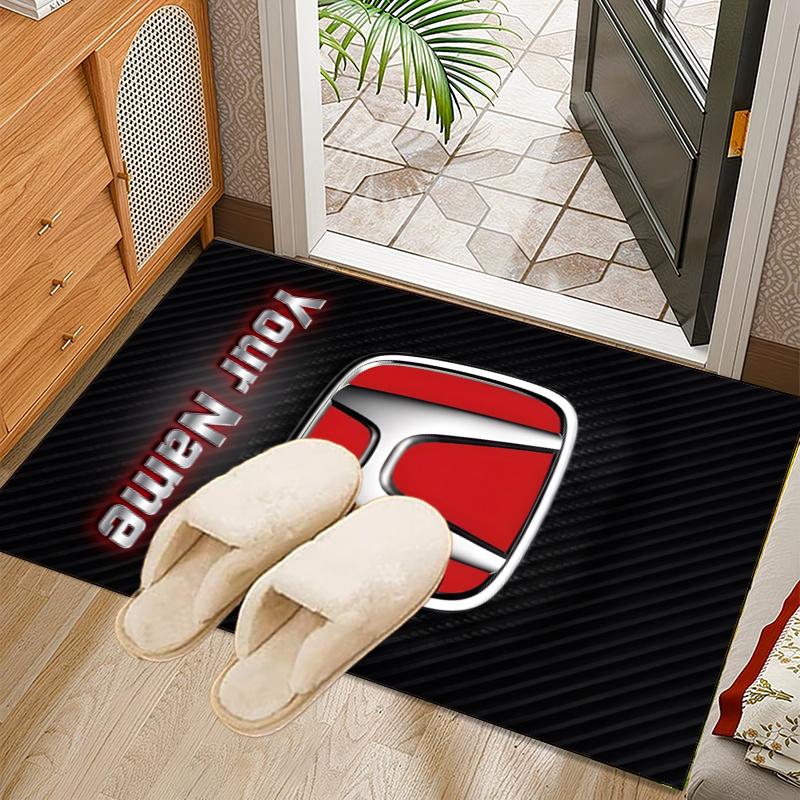 Custom Name Hyun-dai Motor Rug Office Rug, Indoor Rug, Chair Rug, Living Rooms, Doormat Game Rug Home Decor Birthday Christmas Gifts