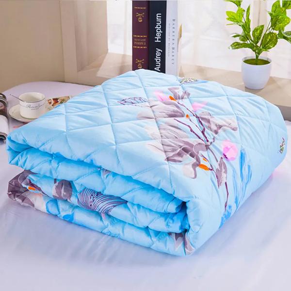 

WTEMPO Retro Elegant Printed Large Size Simple Retro Foldable Blankets Four Seasons Lightweight Soft Quilts Thickened Student Soft Dormitory Blankets 200*220cm