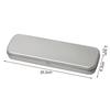 1Pcs New Rectangular Metal Pen Box Fountain Pen Spacious Pencil Case Versatile Tinplate Box