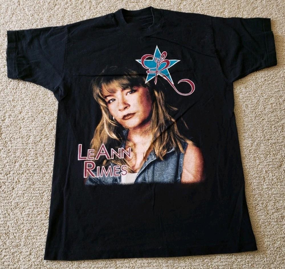 Винтажная футболка Leann Rimes, двусторонняя, размеры от S до 5XL, SE267, БЕСПЛАТНАЯ ДОСТАВКА, унисекс M