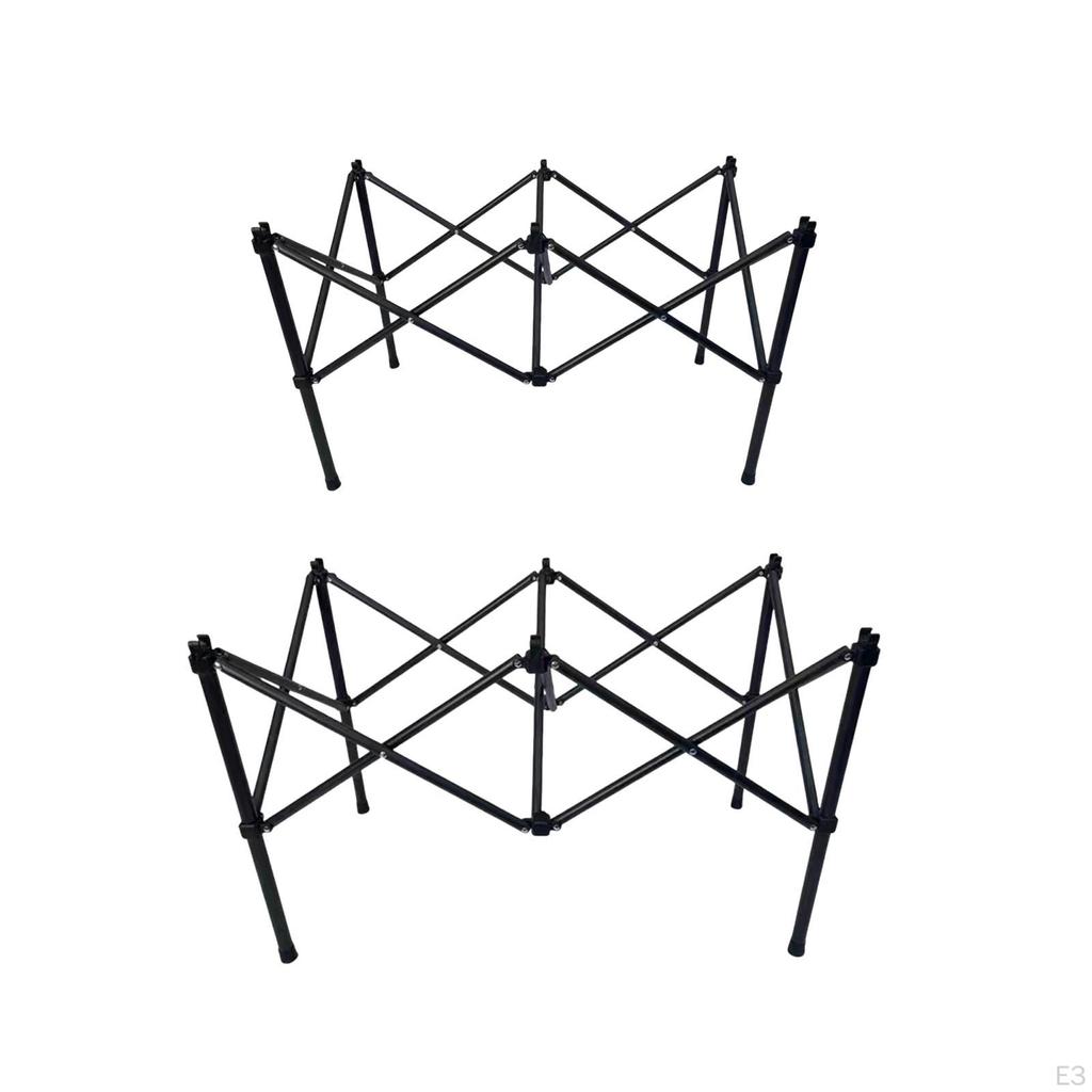 Collapsible Picnic Table Bracket ,Camping Leg Stand ,for Roll Up Tabletop Desk