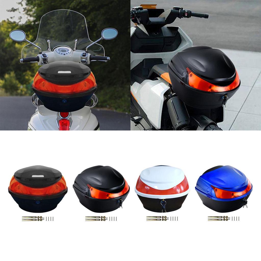 Coffre de Vélo Électrique Robuste Pratique Voyage Motorisé Vélo Boîtier de Rangement pour