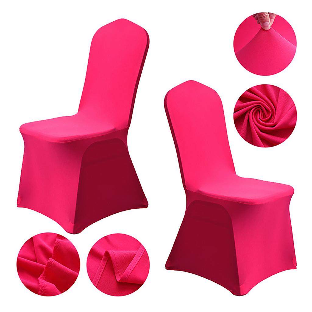 High-end Dining Chair Cover Wedding Party Decoration All-inclusive One-piece Spandex  Chair Cover Elastic Chair Cover