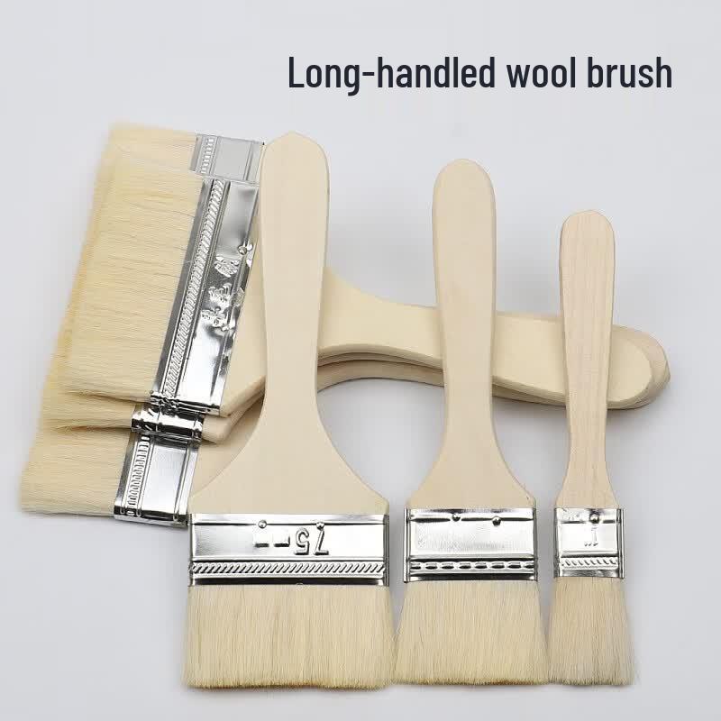 Long Handle Wool Paint Brush