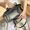 Trendy Embroidered Handheld Tote Bag for Women's New Autumn/Winter Large Capacity High End Feeling Morning Commuter Bag