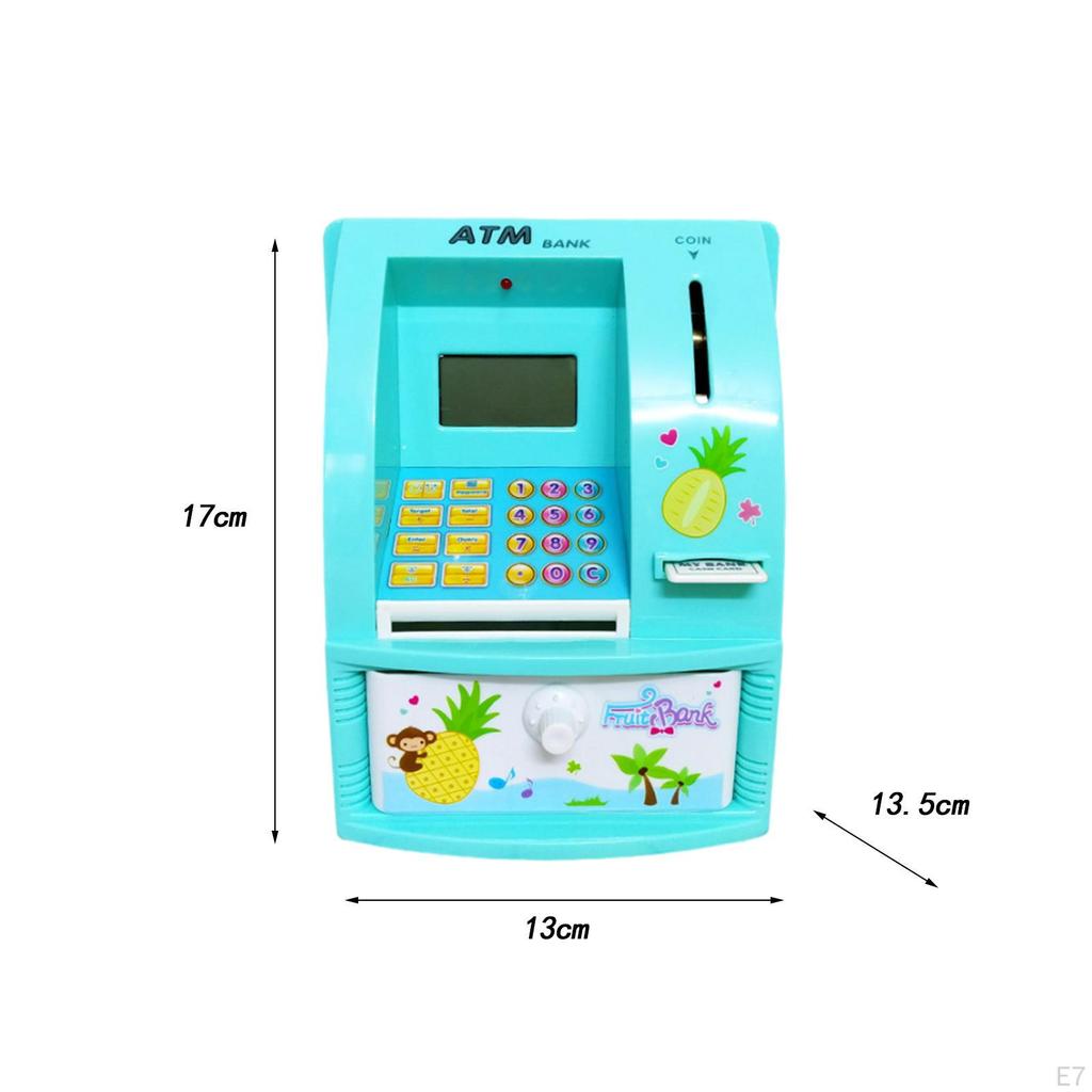 ATM Piggy Bank for Kids Educational Toy Automatic Money Scroll Saving Box