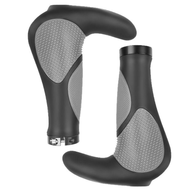 

ESLNF Bike Handlebar Grips Non-slip Rubber MTB Cycling Ergonomic Soft Lock Bike Casing Sheath Shock Absorption Hand Grip Durable чёрный