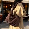 Relaxed, Simple, Fashionable, Stylish, Retro Single Shoulder Bag, Trendy Commuting Grid Crossbody Bag