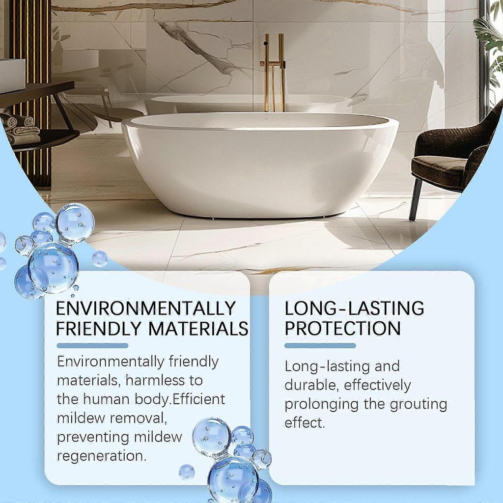 Tile Repair Glue Set, Tile Bath Shower Repair Scratches Crack Repair Waterproof And Leak Proof