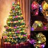 Christmas Ribbon Lights Navidad Natal Noel String Lights Garland Merry Christmas Decorations For Home 2025 Happy New Year 2025