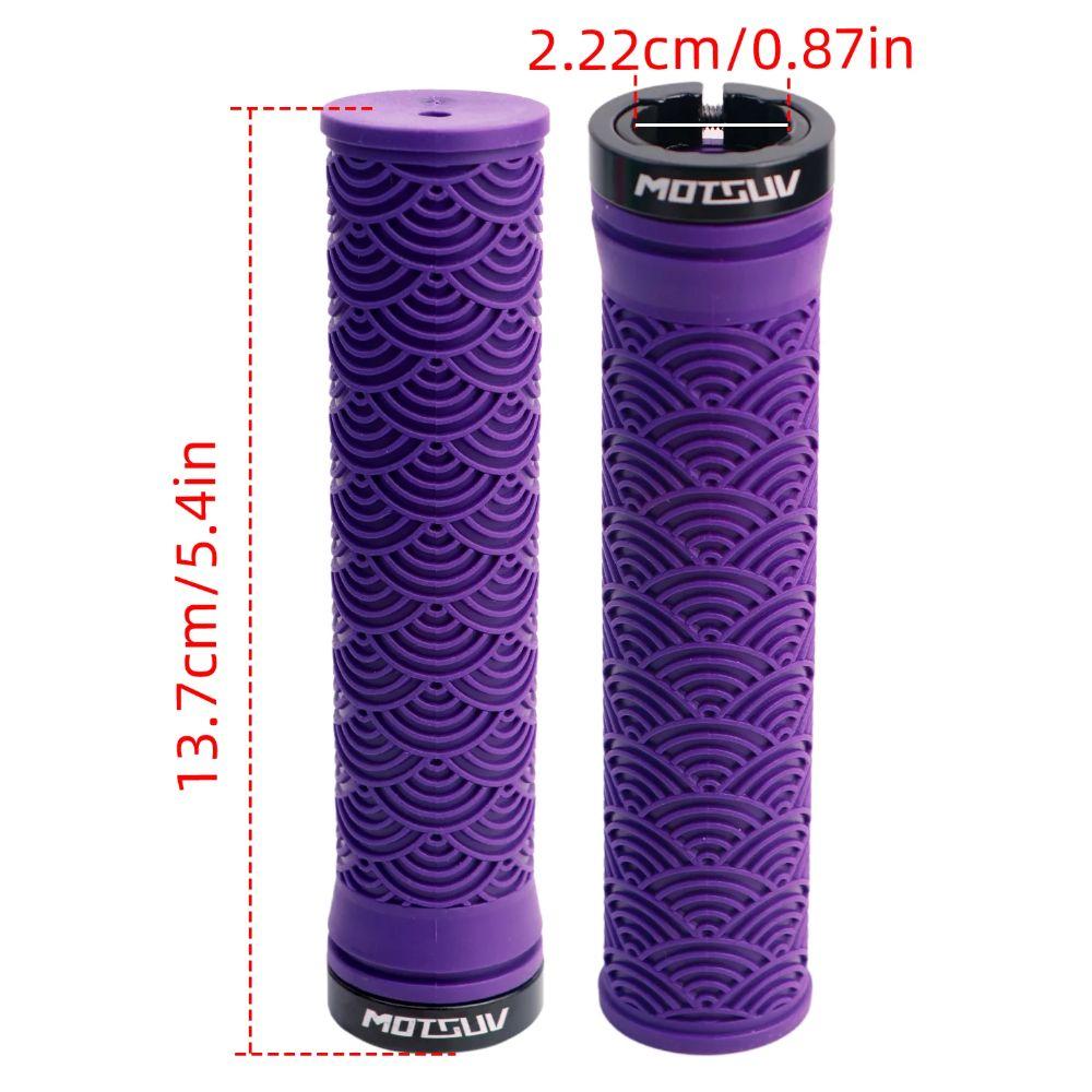 Non-Slip Rubber Bike Handlebar Covers TPE Mountain Bike Grips Mountain Biking