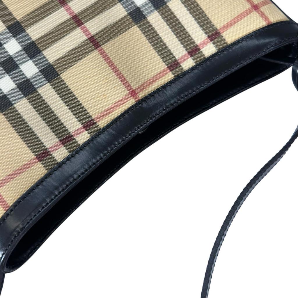 BURBERRY Shoulder Bag black Women Nova Check used