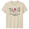 Spread Kindness Like Wildflowers Unisexs TShirt Wildflowers Birthday Gift For Her