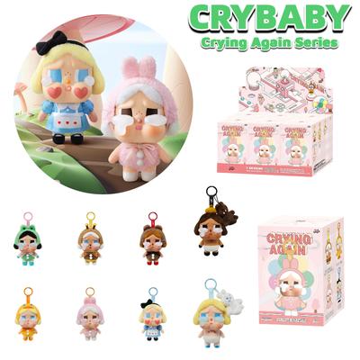 Na stanie Figurki Blind Box Seria Crybaby Crying Again Śliczna Winylowa Lalka Zabawka Crybaby Zwierzę Zawieszka Brelok Lalka Prezent