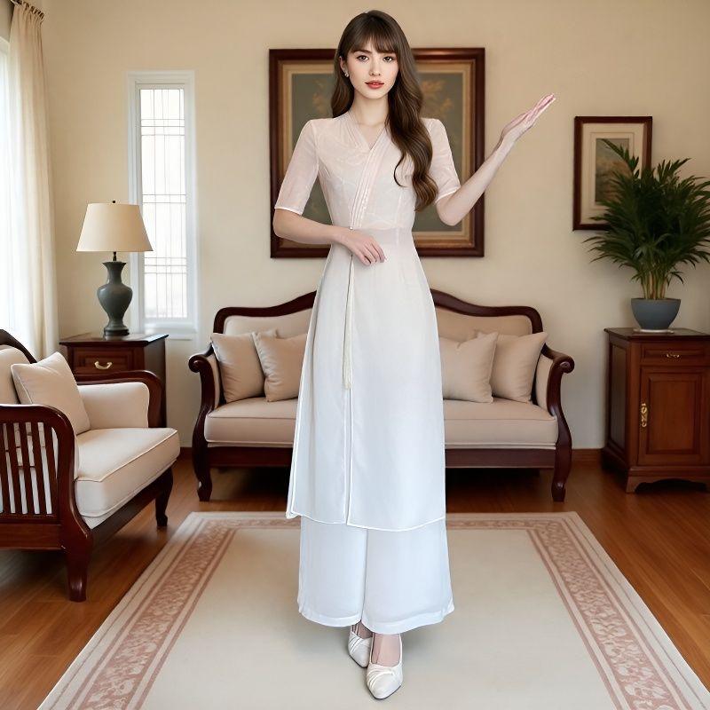 

1528 Women s High-End Beauty Salon & Spa Technician Uniform Set S