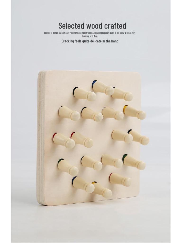 Children's Educational Color Memory Wooden Toy for Early Learning and Intelligence Development