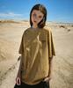 Peullukeu Carabiner Pigment Short Sleeve T-Shirt Mustard Fst744