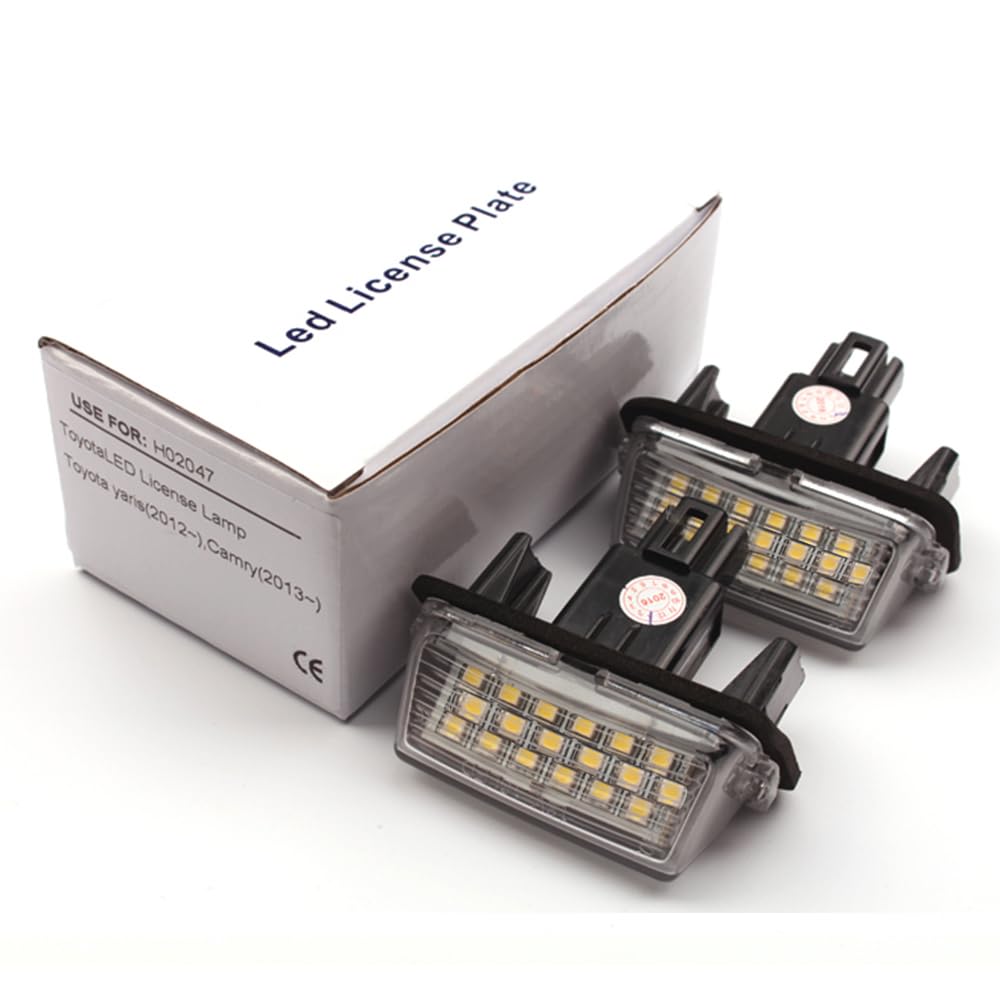 VISPREA License Lamp LED Number Light Hybrid Compatible Toyota 80
