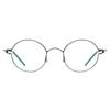 Denmark Brand Same Design Screwless Frame Women Men Round Titanium Alloy Glasses Korean Business Ultralight Eyewear