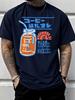 Unisex Round Neck Tee Japanese Coffee Milk Bottle Print Short Sleeve Top Streetwear Summer Casual Outdoor Walking Daily Basic Wear