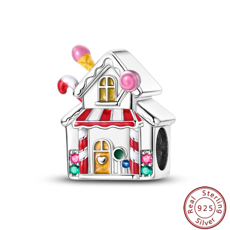 100% Copper Snowman Penguin Fireplace Warm Winter Series Charms Beads 3Mm Diy Fine Jewelry Making