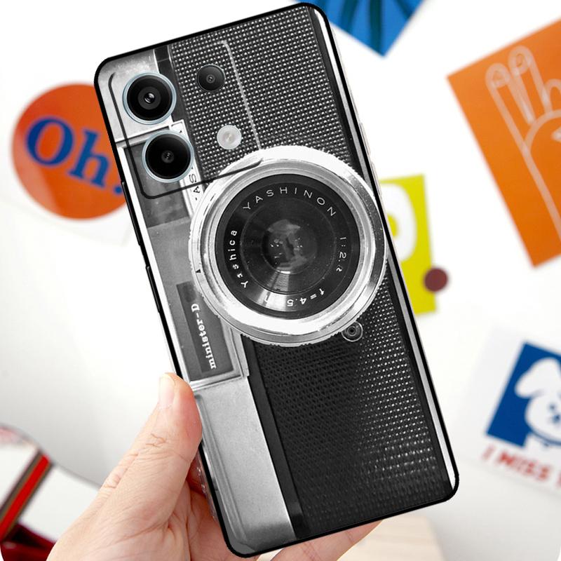 Retro Classic Vintage Camera Funda For Xiaomi Redmi Note 11 10 12 13 14 15 Pro Plus Case For Redmi 15 10C 13C 12C 14C 15C