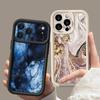 Colorful Marble Case For iPhone 17 Pro Max Case iPhone 16 15 14 13 Pro Max 11 17e 16e Shockproof Bumper Soft Silicone Phone Cover Cases
