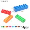 4pcs Large Size Building Blocks H2x6 Bulk Educational Kids Toy Block Compatible With Brands Construction Toy DIY Creative Bricks