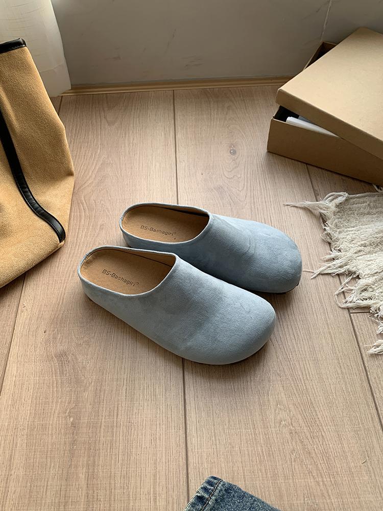 Fashion Slippers Women Fashion Outside Spring New Retro Casual Slippers with Thick Bottom Increased Inner Height Baotou Slippers Sandals