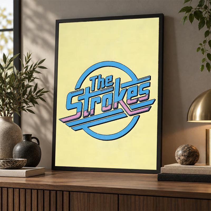 The Strokes Diamond Painting Kit 5D Full Drill DIY Diamond Mosaic Wall Art Home Decor