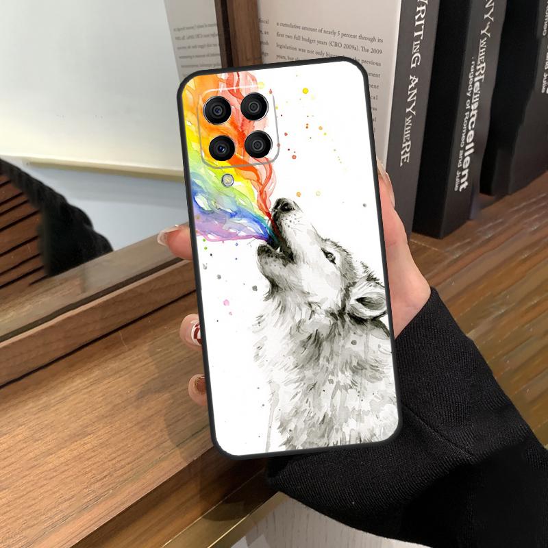Wolf Case For Samsung Galaxy M20 M14 M34 M54 M13 M23 M33 M53 M21 M51 M30s M31s M12 M32 M52 Cover